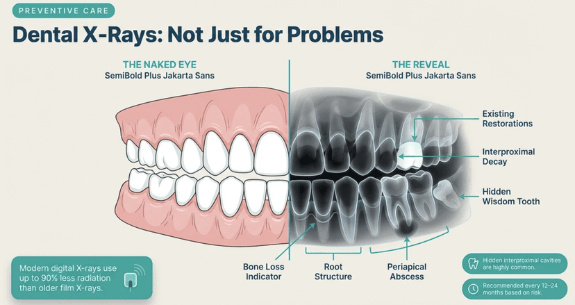 Infographic: Dental X-rays reveal hidden issues